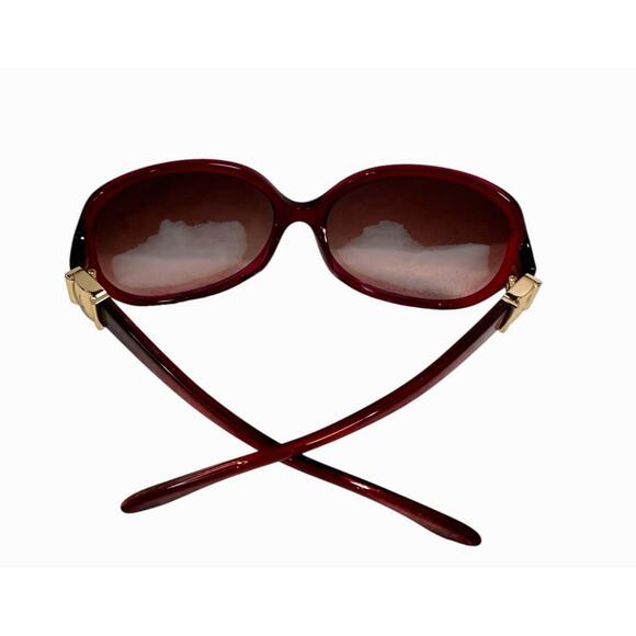 Salvatore Ferragamo SF654SA 613 Burgundy Oversized Sunglasses New w/ Case main image 4